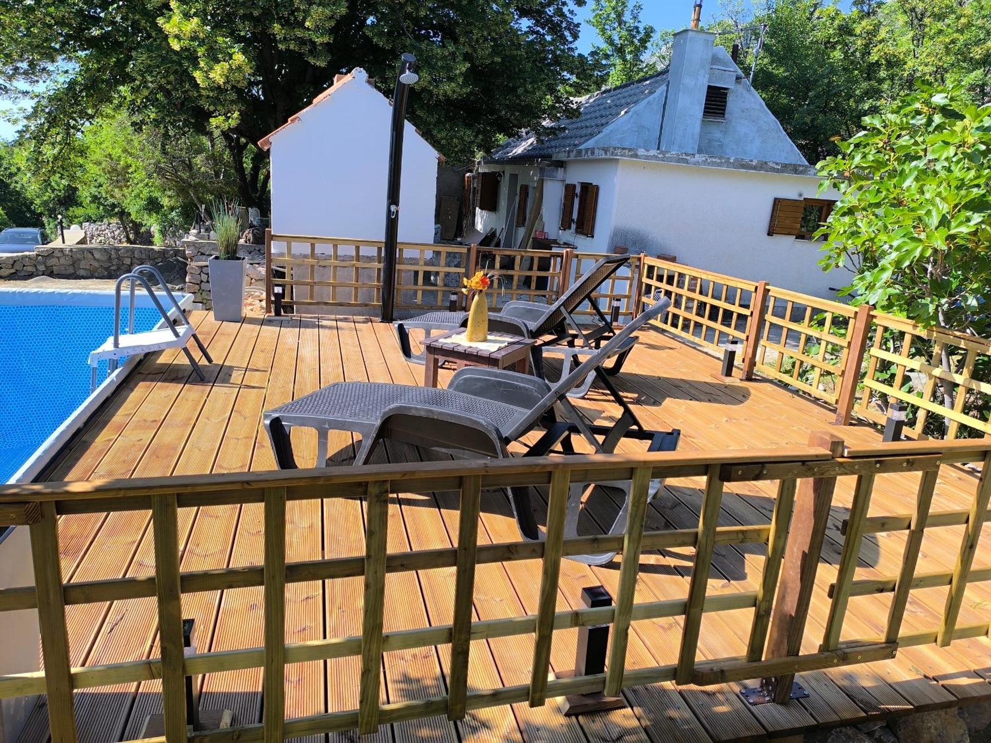 Holiday Home Lucija "" Private House With Pool "" Jablanac Exterior foto