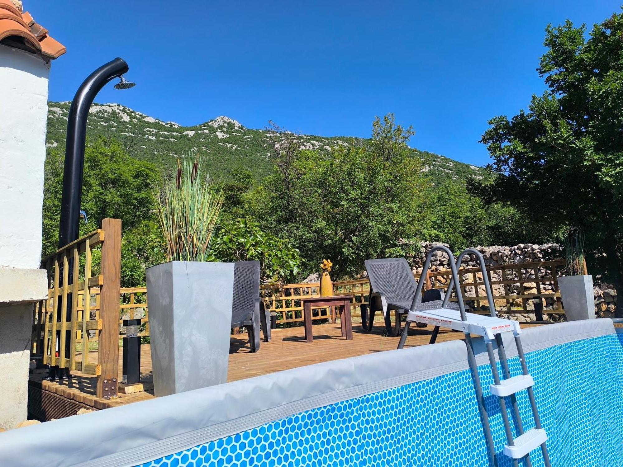 Holiday Home Lucija "" Private House With Pool "" Jablanac Exterior foto