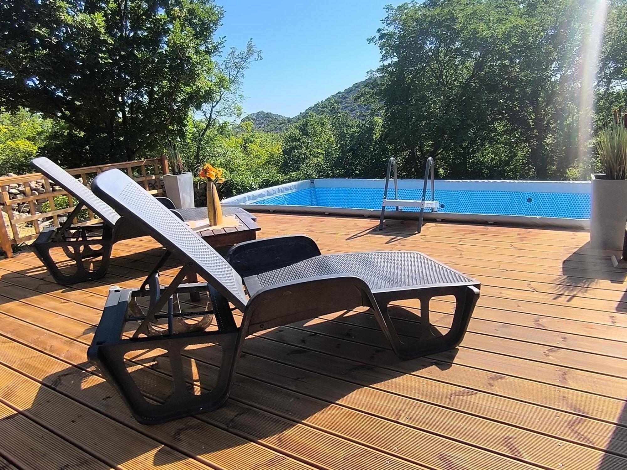 Holiday Home Lucija "" Private House With Pool "" Jablanac Exterior foto
