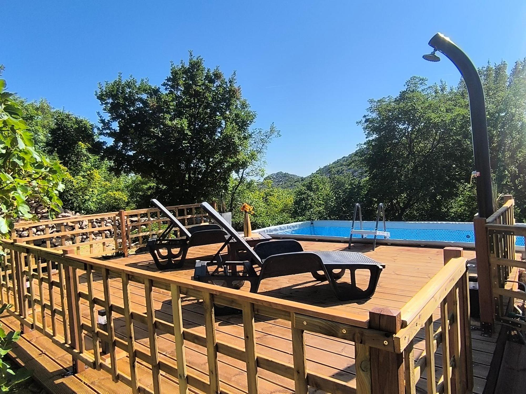 Holiday Home Lucija "" Private House With Pool "" Jablanac Exterior foto